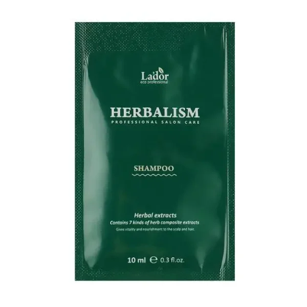 LADOR Herbalism Shampoo трав'яний шампунь проти випадіння волосся 10 мл